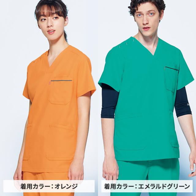 ミズノ スクラブ 医療 白衣 上下セット おしゃれ 動きやすい MZ-0018 MZ-0019 ミズノ白衣 男 女 mizuno パンツ 医療用白衣 手術衣 ユニフォーム 医師 ナース服 unite ユナイト チトセ 看護師 介護士 病院 クリニック 医院_8