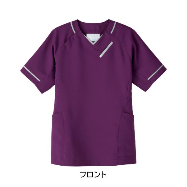 スクラブ 白衣 医療 上下セット ストレッチ 看護師 男女兼用 医師 介護 ユニフォーム 半袖 レディース ナース服 女性用 メンズ 男性用 おしゃれ 手術衣 介護士 医療用 MS006 MB004_4