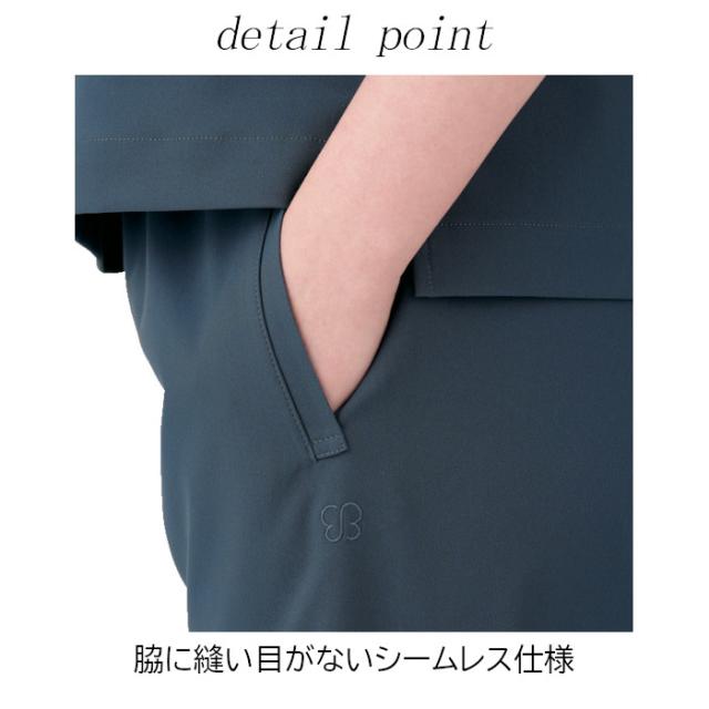 スクラブ 上下セット 白衣 医療 uka ウカ ユニセックス エステ ユニフォーム かわいい おしゃれ 人気 看護師 女性用 医療用 施術着 看護婦 半袖 ナース服 制服 介護 UM502 UM702_9