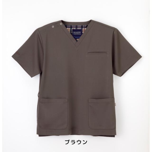 マッキントッシュ フィロソフィー スクラブ メンズ 男性 ブランド 医療用 白衣 看護師 介護士 ナガイレーベン おしゃれ かっこいい メディカル MPA3902_6