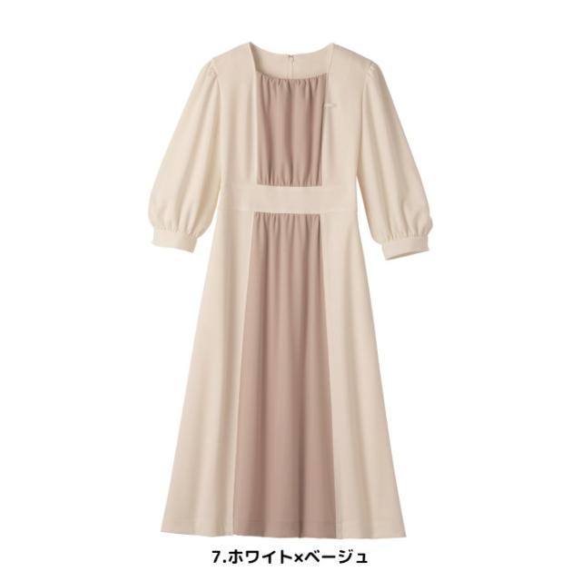 受付 制服 ワンピース おもてなし ウェア ユニフォーム 化粧品販売 貴金属 カーディーラー 宝石店 ホテル インフォーメーション カウンタービズ ハネクトーン 7743_6
