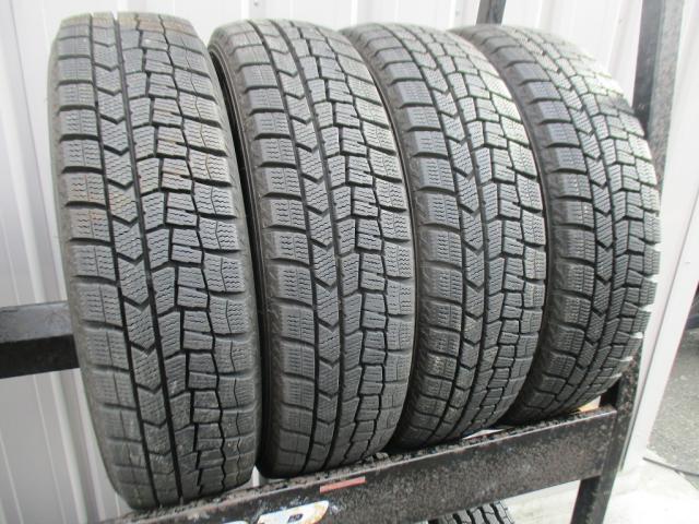 ★☆155/65R14 75Q ダンロップ WINTER MAXX WM02 スタッドレス 2021年製 4本 送料込 T70640109☆★インボイス領収書発行可能