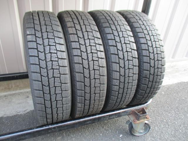 ★☆155/65R14 75Q ダンロップ WINTER MAXX WM02 スタッドレス 2022年製 4本 送料込 T70800114☆★インボイス領収書発行可能