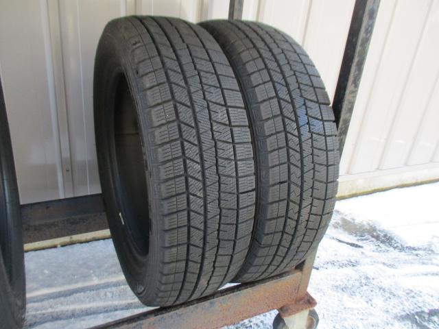 ★☆185/60R16 86Q ダンロップ WINTER MAXX WM03 スタッドレス 2024年製 2本 送料込 T71250119☆★インボイス領収書発行可能