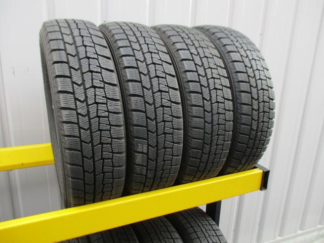 ★☆155/65R14 75Q ダンロップ WINTER MAXX WM02 スタッドレス 2021年製 4本 送料込 T73130207☆★インボイス領収書発行可能