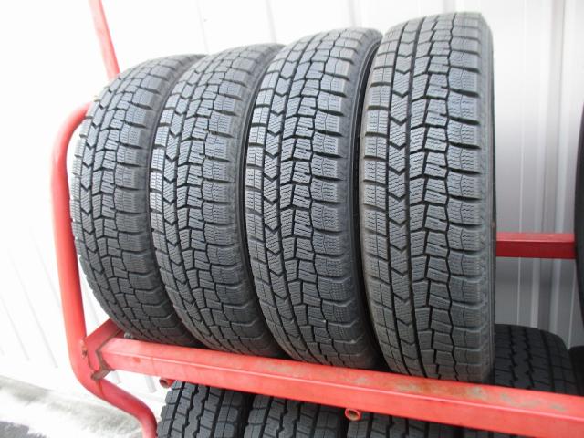 ★☆155/65R14 75Q ダンロップ WINTER MAXX WM02 スタッドレス 2022年製 4本 送料込 T76840401☆★インボイス領収書発行可能