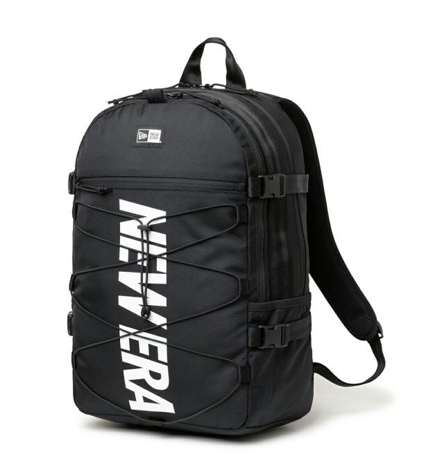 【新商品】NEW ERA 大きいサイズ メンズ コードパック28Lプリントロゴ ブラック  F 1012706222-1