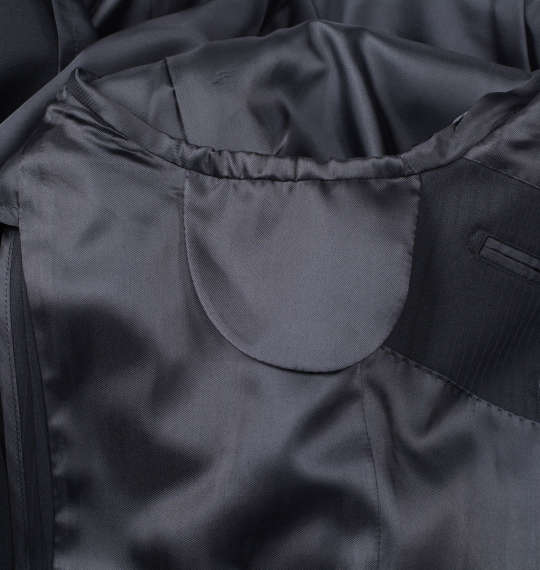 MANCHES 大きいサイズ メンズ ウォッシャブルシングル2ツ釦ジャケット ブラック 3L 4L 5L 6L 7L 1012724301-1_4
