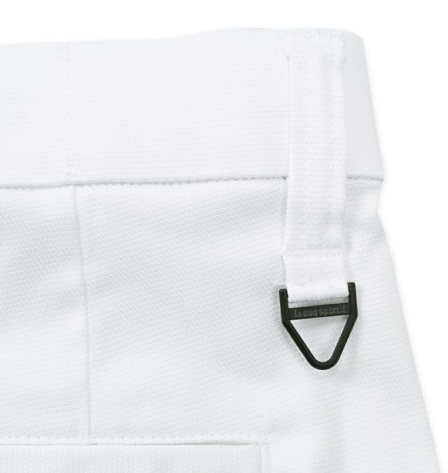 【新商品】LE COQ SPORTIF GOLF 大きいサイズ メンズ ウエストアジャスター付ワンタックパンツ ホワイト  105 110 115 120 1012846201-1_9