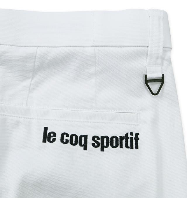 【新商品】LE COQ SPORTIF GOLF 大きいサイズ メンズ ウエストアジャスター付ワンタックパンツ ホワイト  105 110 115 120 1012846201-1_6