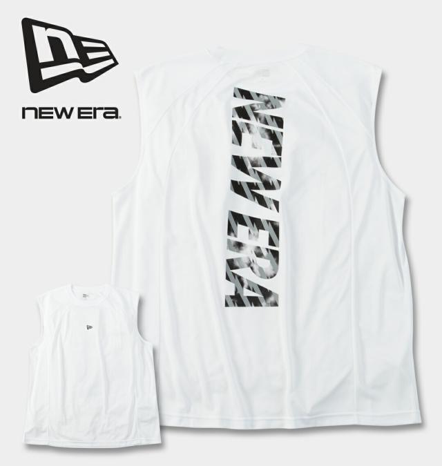 【新商品】NEW ERA 大きいサイズ メンズ PAバーチカルロゴスリーブレス ホワイト 3L 4L 5L 6L 8L 1012786571-1