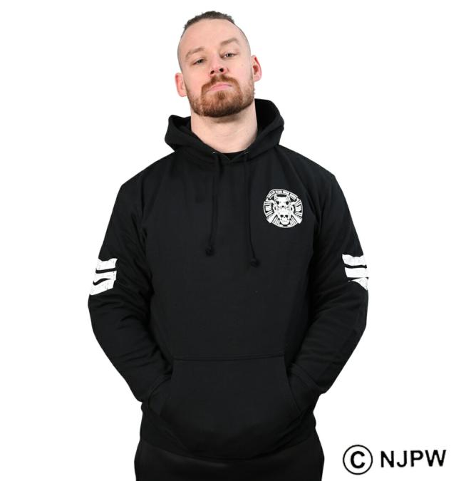 新日本プロレス 大きいサイズ メンズ BULLET CLUB WAR DOGS「WE RUN THE WORLD」プルパーカー ブラック  3L 4L 5L 6L 8L 1012785672-1