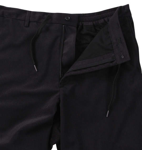 TETE HOMME 大きいサイズ メンズ フィルサーモトリコットシャーリングドローパンツ ブラック  3L 4L 5L 6L 1012743385-2_3
