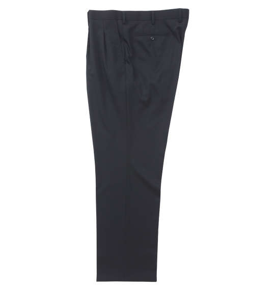 MANCHES 大きいサイズ メンズ ウォッシャブルツータックパンツ ブラック  105 110 115 120 130 140 150 160 1012744391-1_3