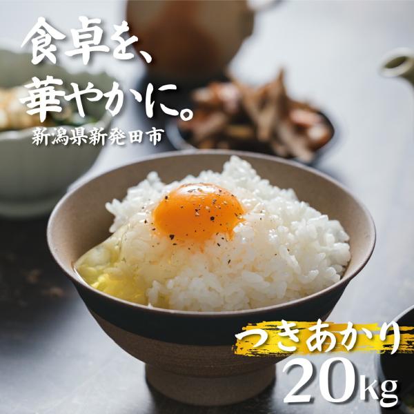 新潟 つきあかり 20kg 新潟県産 お米 米 白米 こめ 備蓄 ご飯 ごはん