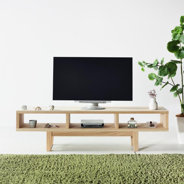 【木の香かおる癒しの純国産家具】北欧テイスト テレビボード150 九州産杉 無垢材 天然木 日本製