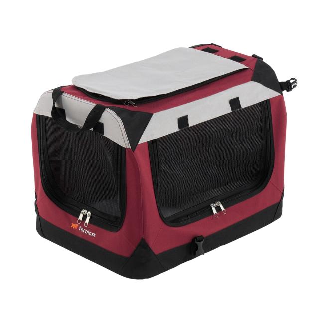 【ポイント5倍実施中】イタリアferplast社製 ホリデイ 2 犬 猫 折りたたみハウス テント ソフトクレート