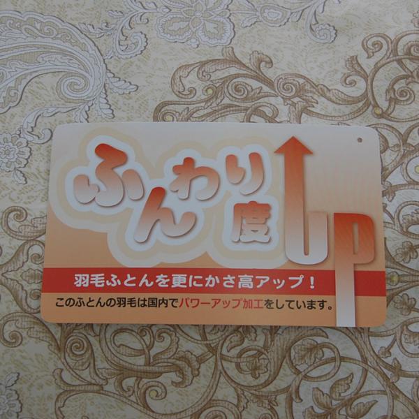 羽毛ふとん　ロイヤルゴールド　ホワイトグース93％　シングルサイズ　２層立体キルト　軽量リオセル生地_4