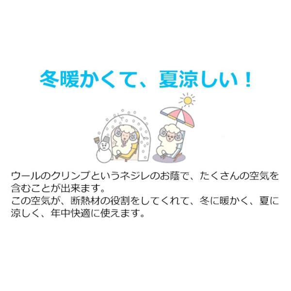 ビラベック羊毛ベッドパッド　ダブルサイズ　快適な睡眠にこだわるドイツ気質が作り上げた_7