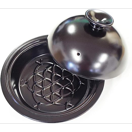 美濃焼の蒸し器 Slish（スリッシュ） (蒸し煮 黒)