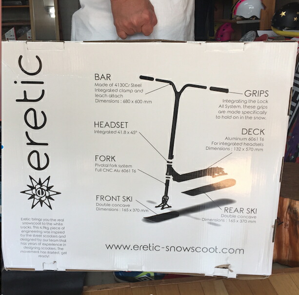 Eretic スタントスノースクート SLOPE プレシーズンキャンペーン（定価104,税込み　スノースクート　スノーバイク　スノースクーター　スノーボード_3