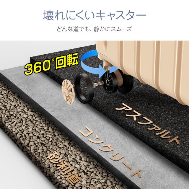 BARGOCH スーツケース【限定クーポン配布中】Lサイズ 軽量 大型 キャリーケース 多機能スーツケース 静音 耐衝撃 前開き フロントオープン USBポート TSAロック_13
