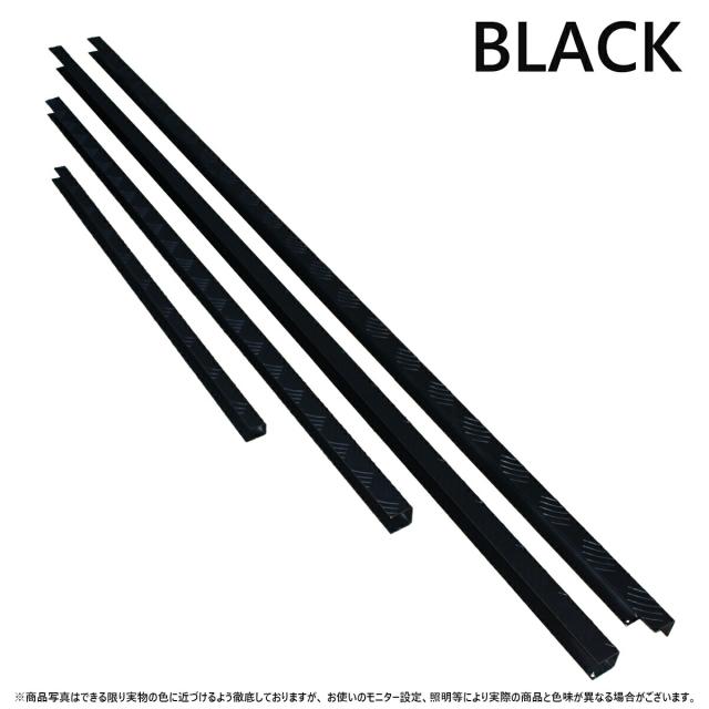 【売れ筋アイテム】スズキ キャリー トラック キャリー 軽トラ  標準車 DA16T DA52T あおりガード あおりプロテクター あおり保護 ゲートガード ゲートプロテクター ゲート保護 鳥居ガード 4点セット シルバー ブラック 荷台 ガード 軽トラ 専用設計_12