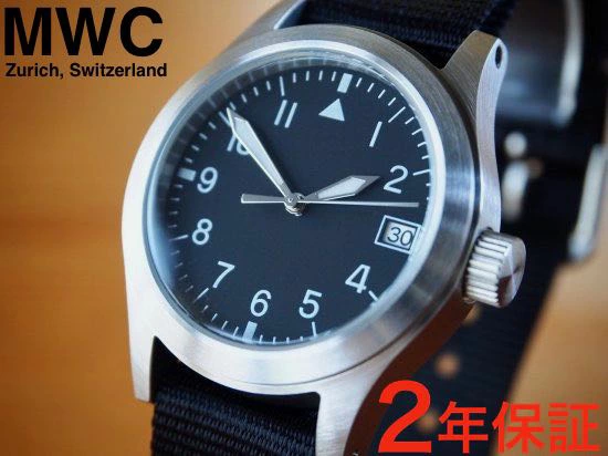 MWC 正規代理店 時計 腕時計 腕時計 メンズ ミリタリーウォッチ MWC 時計 腕時計 自動巻き W10 1960s-70s ジェネラルサービス デイト セイコー ムーブメント 英国軍 イギリス軍 NH35A MWC ミリタリーウォッチカンパニー