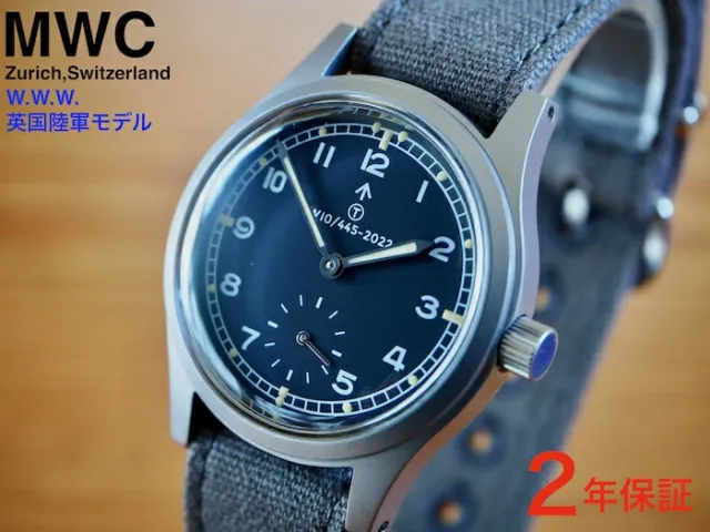 時計 腕時計 MWC ミリタリーウォッチ イギリス軍 MWC 時計 腕時計 Dirty Dozen W.W.W 英国陸軍 1940-50s SWISS セリタ31石 自動巻き サファイア スモセコ W10/445 軍用時計 mwc時計