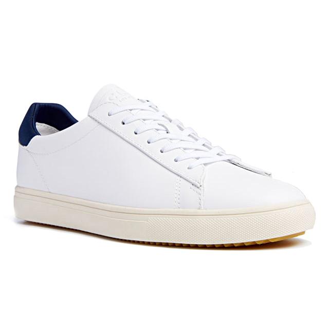 CLAE(クレイ) レースアップ スニーカー ホワイト ネイビー 白 紺 LM01ABR 婦人 紳士 レディース メンズ 男女兼用 靴紐 革靴 リーガルコーポレーション_1