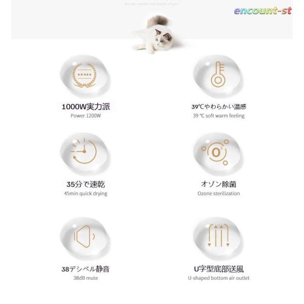 ペットドライヤーボックス ドライルーム 大容量 Welina 低騒音 乾燥機 猫 犬用 オゾン除菌 温度制御 スマート変頻 ペット乾燥_5