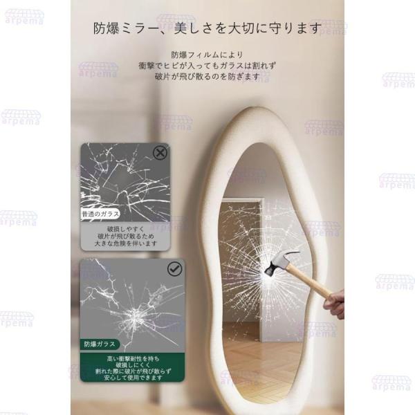全身鏡 姿見 160×60cm 韓国風 おしゃれ 壁掛け/スタンド両用 Welina 大型 飛散防止 玄関/洗面所/寝室 ミラー 見やすい_8
