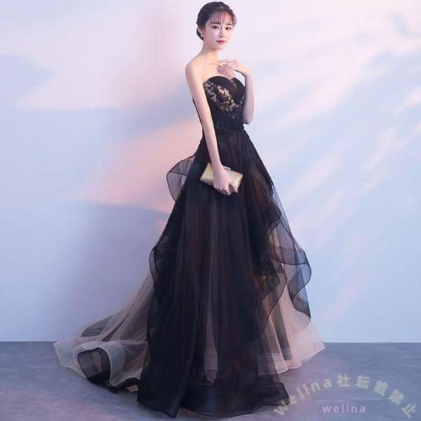 演奏会ドレス ロング フォーマル ステージ衣装 20〜40代上品 Welina 披露宴/二次会/コンサート対応 ピアノ 発表会 花嫁にも お呼ばれ