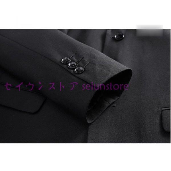 ビジネススーツ メンズ ブラックフォーマル セットアップ Welina（株） 礼服 喪服 法事 冠婚葬祭 結婚式/パーティ/二次会対応 秋夏スーツ_15