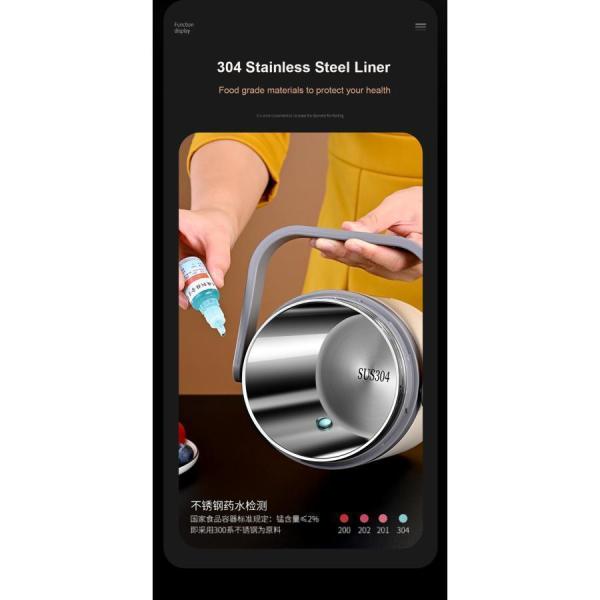 電気弁当箱 ステンレス 温かい料理 ランチボックス Welina（株） オフィス 学校用 保温 加熱 お手入れ簡単 持ち運び便利 毎日のお弁当に_14