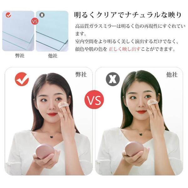 回転式全身鏡 割れないミラー 収納付き ハンガー付き 木製 Welina（株） 飛散防止で安心 コンパクト姿見 スタンドミラー ギフトにも_10