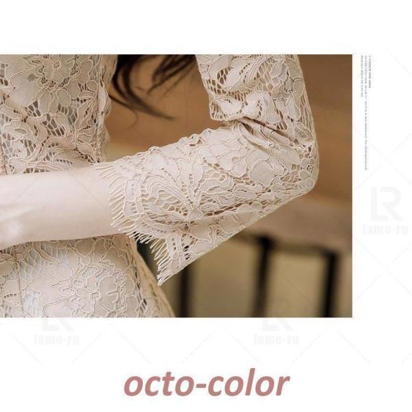 キャバドレス 膝丈ワンピース 七分袖 韓国風 パーティードレス Welina（株） 結婚式二次会謝恩会に 安いのにきれいめ お呼ばれコーデに