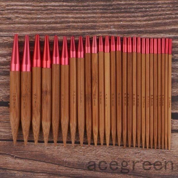 輪針セット 交換式 丸編針 13サイズ 炭化竹 編み物 工具 セット Welina（株） 手芸 初心者 上級者 収納ケース付き 家族 友人 ギフト 便利 編み針セット_4