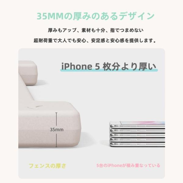 ベビーサークル ハイタイプ ドア付き プレイペン Welina（株） 滑り止め付きで安定 扉ロックで安心 北欧シンプルおしゃれ 大型長方形 赤ちゃんベビーフェンス_7