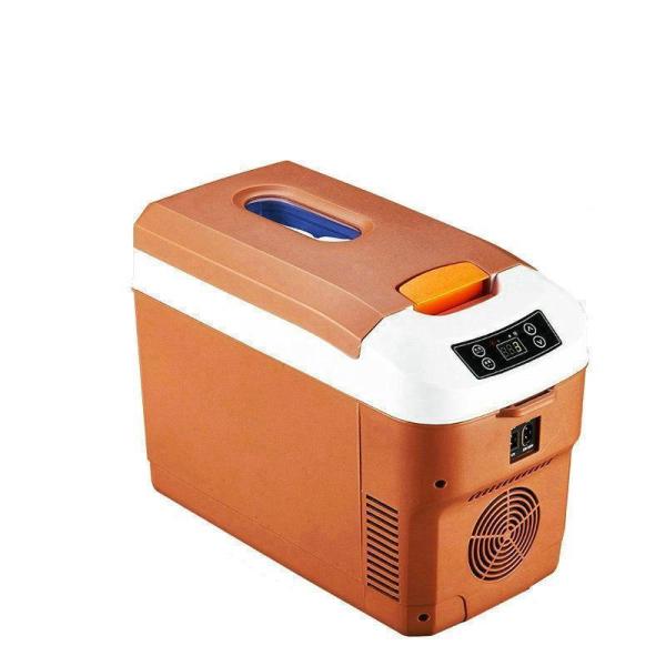 車載冷蔵庫 10L ポータブル冷蔵庫 -10℃〜+65℃ Welina（株） DC12V/24V対応 静音クーラーボックス 家庭用にも 持ち運び小型冷蔵庫 ブラック/ブラウン_10