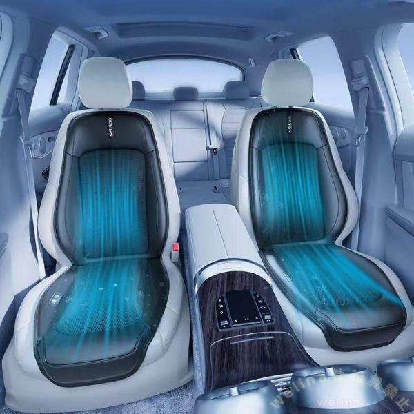 車用シートクーラー 2025最新 16ファン 冷風 マッサージ 3段階 Welina