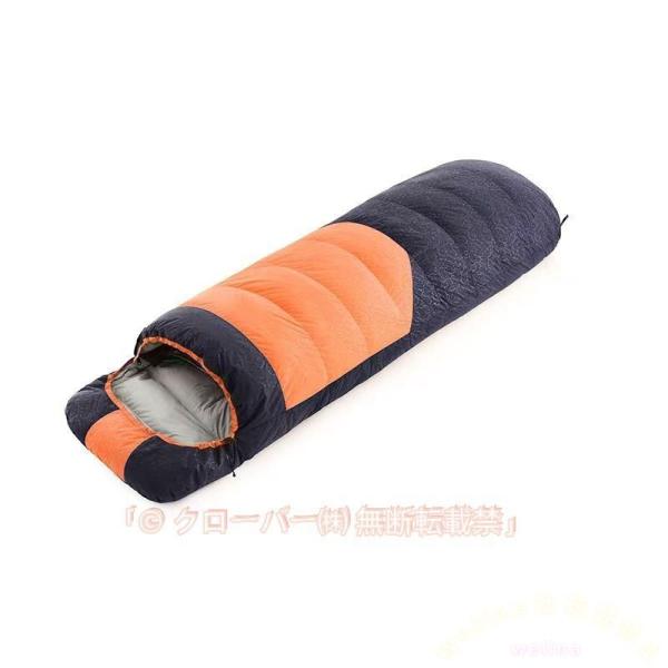 寝袋 冬用 最強 ダウンシュラフ -30℃対応 封筒型 防水保温 Welina（株） 圧縮袋付き コンパクト収納 洗える アウトドア 車中泊 防災 旅行にも