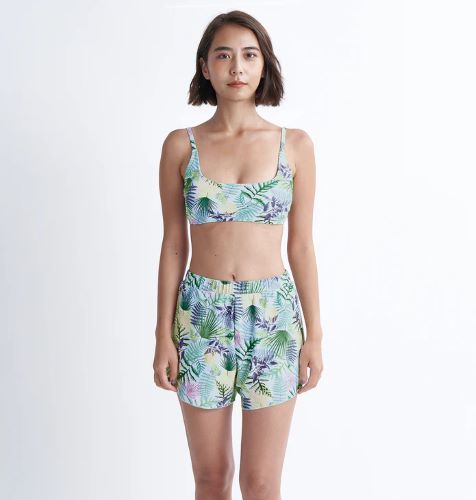 ROXY(ロキシー) SIMPLY BOTANICA ウィメンズ 水着 ビキニセット Tシャツ キュロット型ボトムス RSW241009 ※返品不可となります。 Col.3702 MNT サイズ S（EC） 6,512円