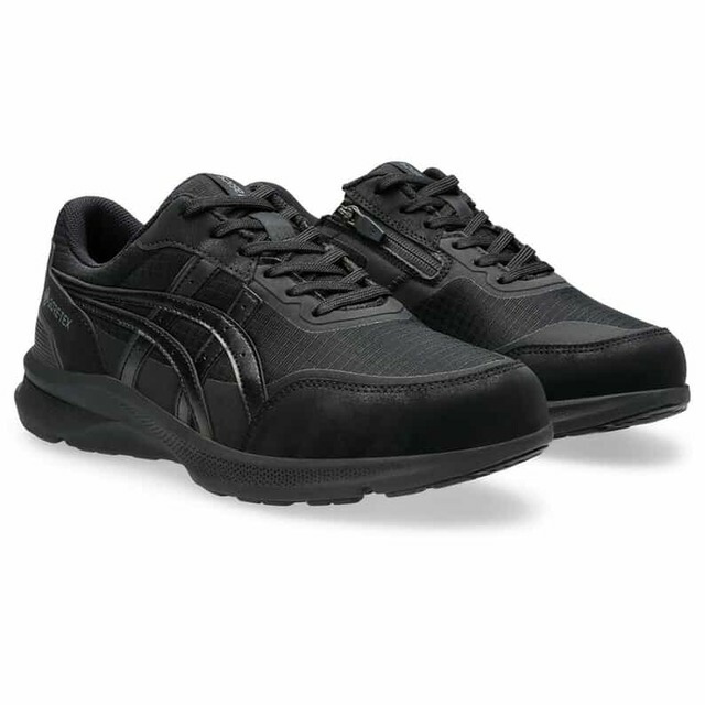 asics(アシックス) HADASHIWALKER GTX 1291A063 (メンズ) Col.001 ブラック×ブラック 26年春夏モデル