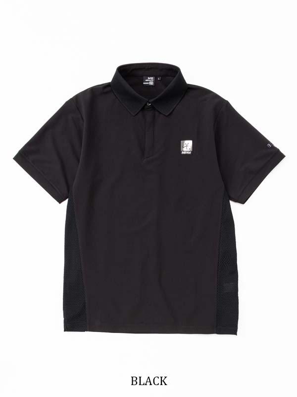 SYG32(エスワイ32ゴルフ) BOSELLIドライポロシャツ BOSELLI DRY POLO SY32 by SWEET YEARS GOLF[SYG-26S2-11] Col.BLACK