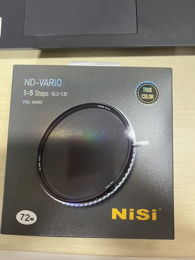 当日発送【並行輸入品】NiSi TRUE COLOR ND-VARIO 1-5 stops (72mm) 可変NDフィルターバリアブルNDフィルター