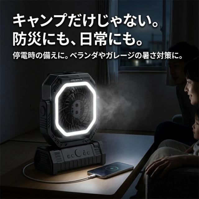 難民キャンプ扇風機 ミストファン 冷風機 20000mAh大収容能力 コードレス USB申し受ける式 10L水貯蔵タンク 卓上扇風機 豪然たる送風 静音 加湿相応う 携帯型 アウトドア 車中泊 防災 一心不乱症打つ手 省エネ