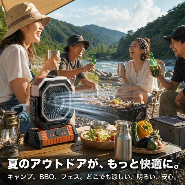 難民キャンプ扇風機 ミストファン 冷風機 20000mAh大収容能力 コードレス USB申し受ける式 10L水貯蔵タンク 卓上扇風機 豪然たる送風 静音 加湿相応う 携帯型 アウトドア 車中泊 防災 一心不乱症打つ手 省エネ