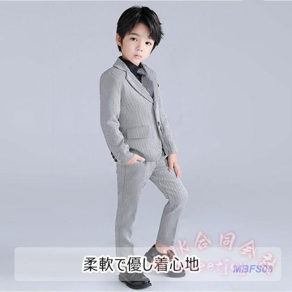 子供フォーマルスーツ 男の子 ５点セット KNK(株） ジュニアスーツ 春秋冬対応 上品シック 入学式・卒業式・発表会に キッズスーツ 子供服 きれいめ_11