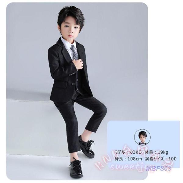 子供フォーマルスーツ 男の子 ５点セット KNK(株） ジュニアスーツ 春秋冬対応 上品シック 入学式・卒業式・発表会に キッズスーツ 子供服 きれいめ_9